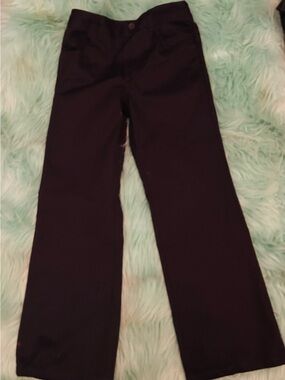 French Toast Black Kids Casual Straight-Leg Pants